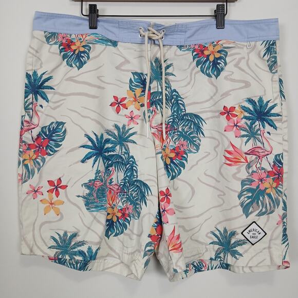American Eagle Swim Trunks Men XLarge Tropical Beach Vacation Resort Coastal - Picture 1 of 14